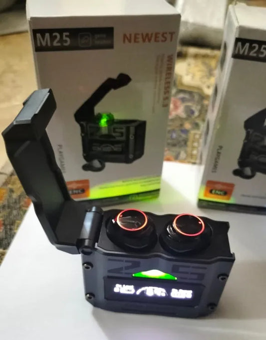 M25 TWS True Wireless Bluetooth 5.2 Earbuds