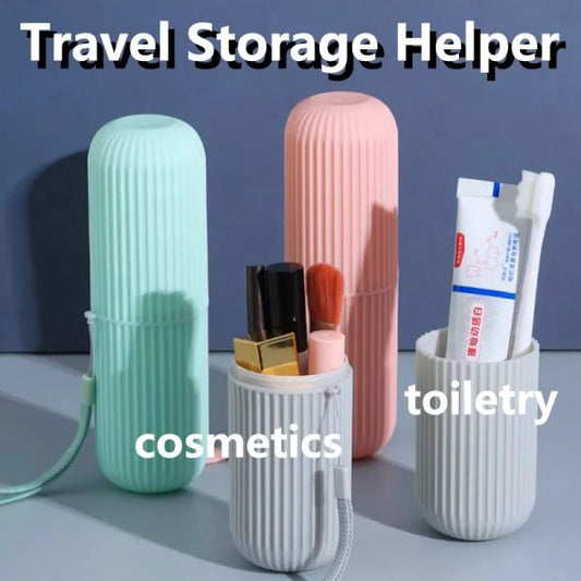 Portable Toothbrush Holder Toothpaste Storage